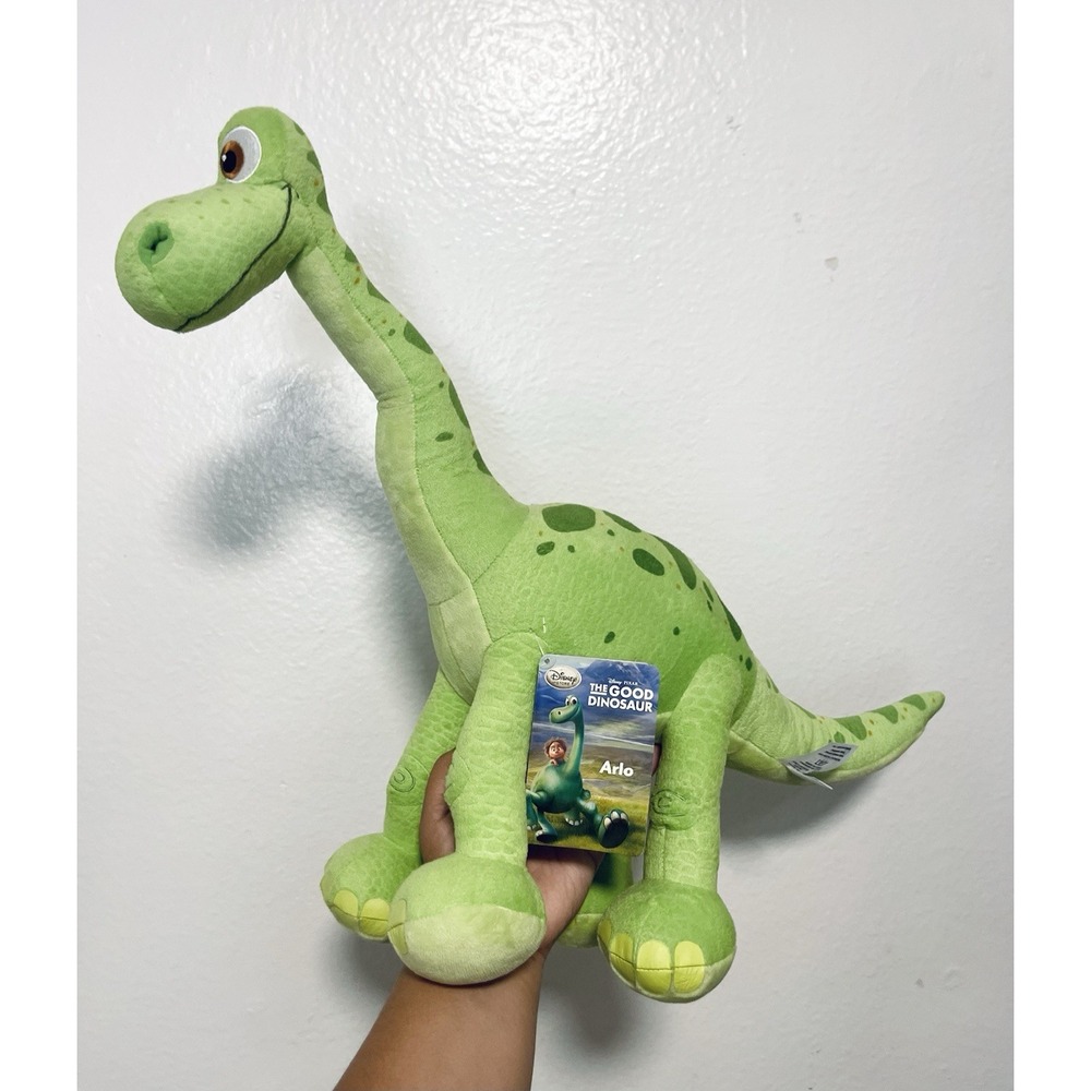 Disney Store Arlo The Good Dinosaur 19" Plush Posable Pixar Stuffed Animal Doll